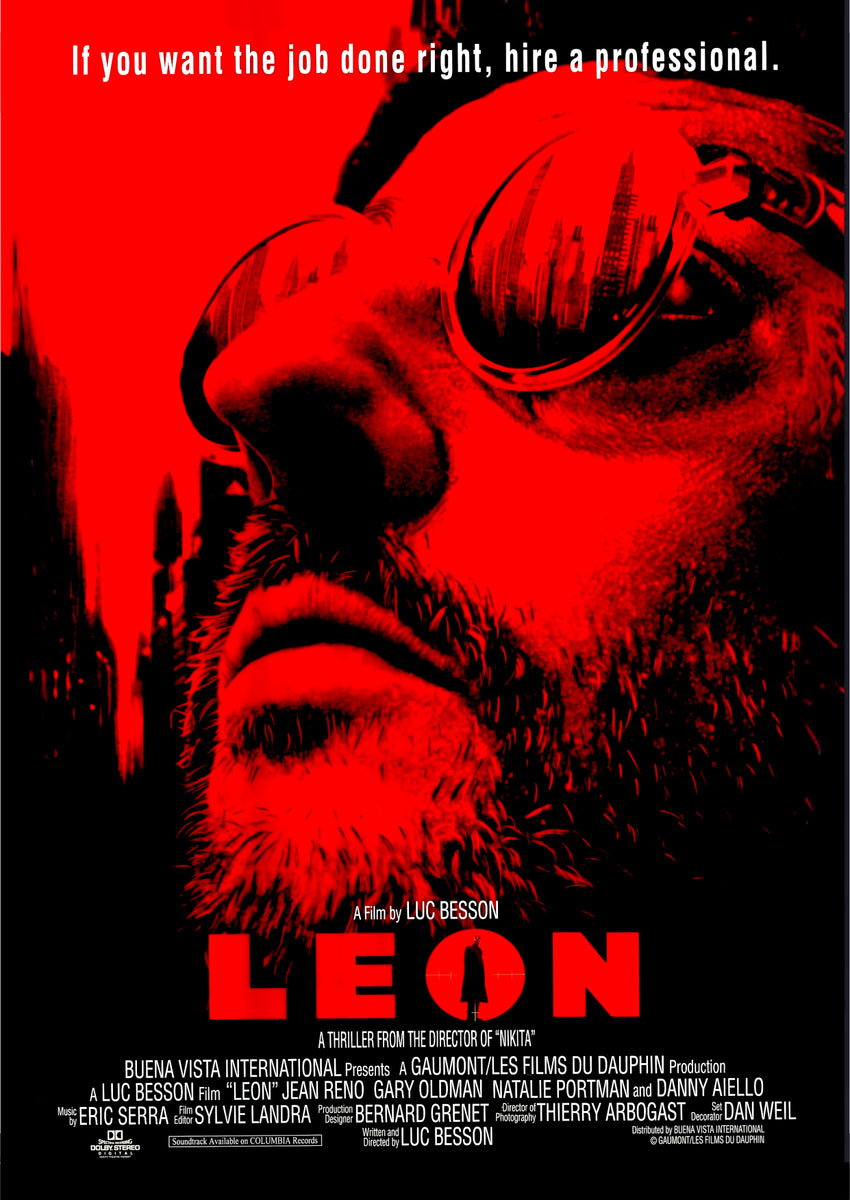 Leon The Professional 1994 Teaser Movie Poster – Blackheart Prints