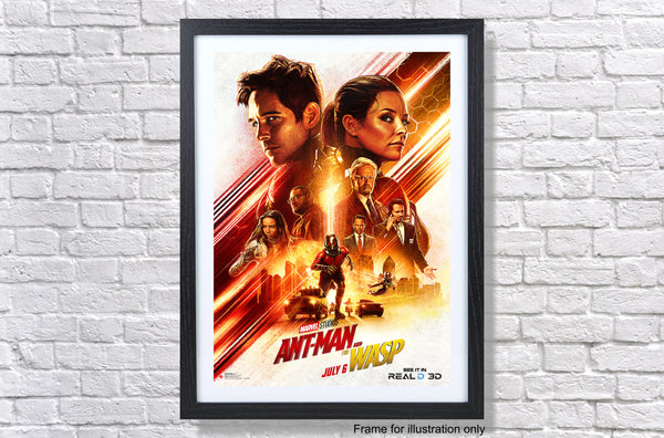 Antman And The Wasp Real 3D Movie Poster