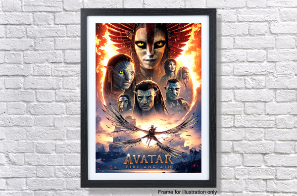 Avatar Fire And Ash 2025 Teaser Movie Poster