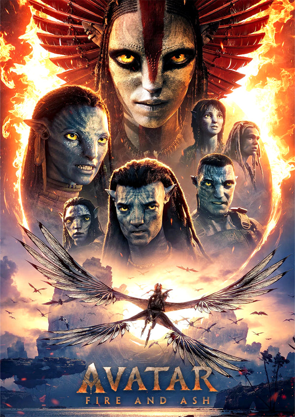 Avatar Fire And Ash 2025 Teaser Movie Poster