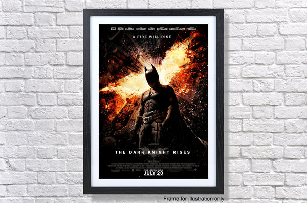 Batman The Dark Knight Rises 2012 Movie Poster