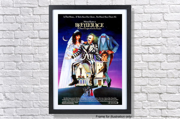 Beetlejuice 1988 Movie Poster