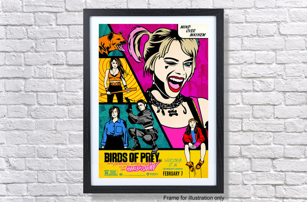 Birds Of Prey Harley Quinn 2020 Dolby Movie Poster