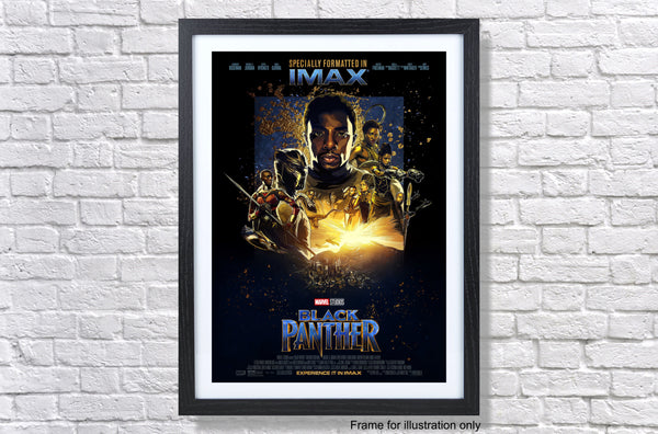 Marvel Black Panther Imax Movie Poster