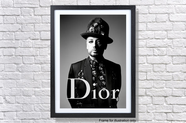 Boy George Dior Poster