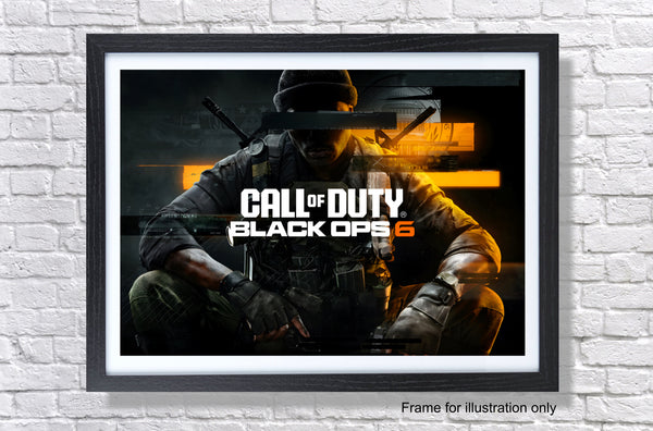 Call Of Duty Black Ops 6 2024 Game Poster Landscape