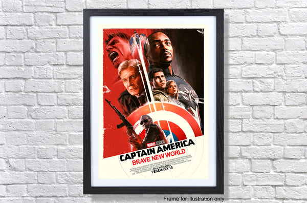 Captain America Brave New World 2025 Movie Poster