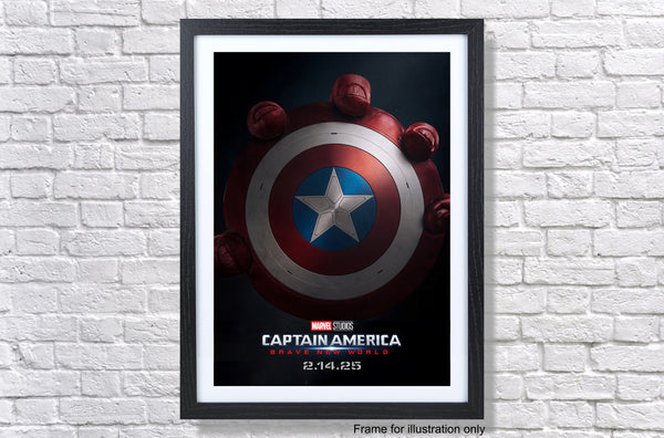 Captain America Brave New World Movie Teaser Poster