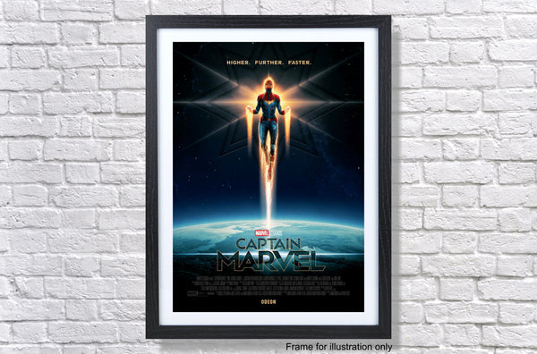 Captain Marvel 2019 Odeon Movie Poster