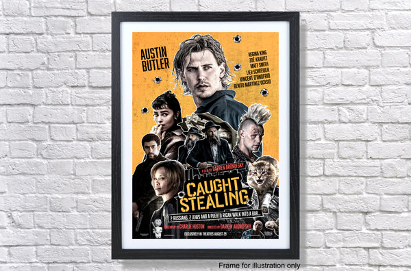 Caught Stealing 2025 Movie Teaser Poster
