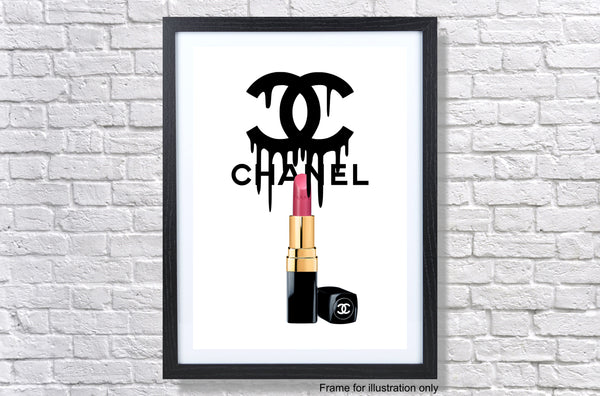 Chanel Lipstick Poster