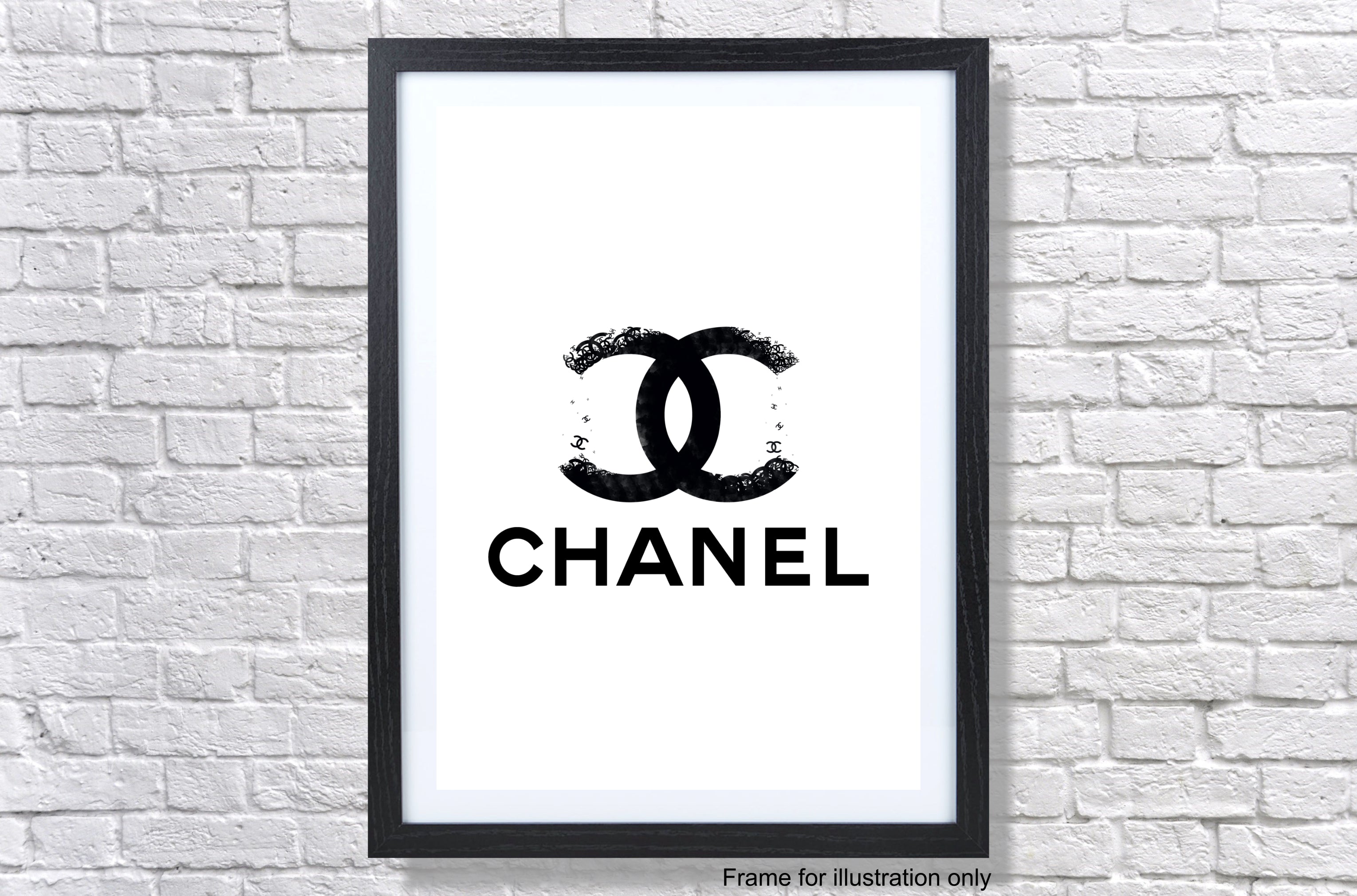 Logo Proste Chanel Logo Poster Purple Chanel Print Coco Chanel Poster Chanel Logo
