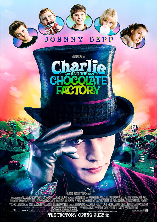 Charlie And The Chocolate Factory 2005 Movie Poster