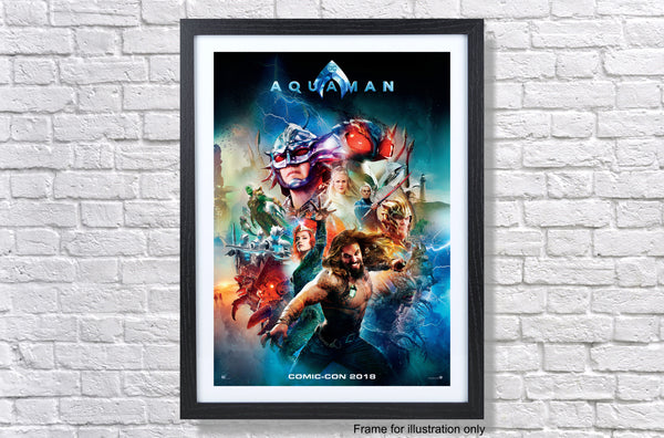 DC Aquaman Comic Con 2018 Poster