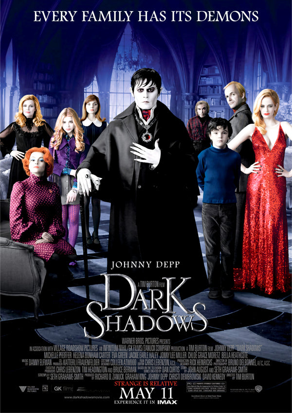 Dark Shadows 2012 Movie Poster