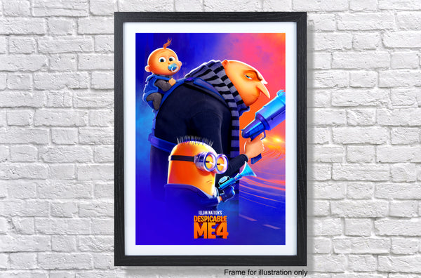 Despicable Me 4 2024 Movie Teaser Poster