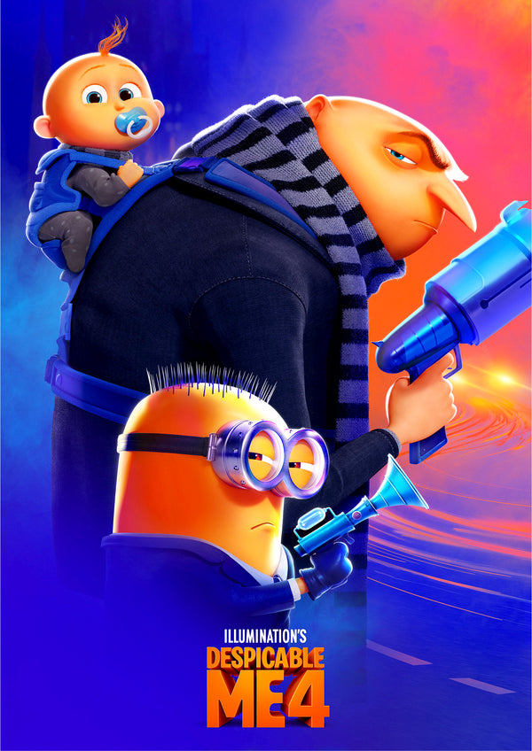 Despicable Me 4 2024 Movie Teaser Poster