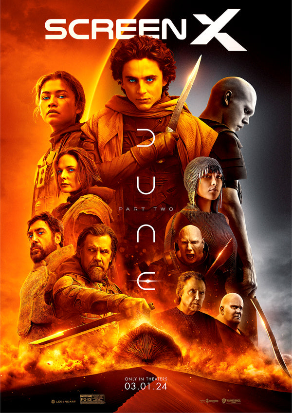 Dune Part 2 2024 ScreenX Movie Poster