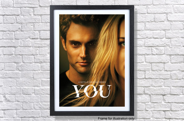 Elizabeth Lail Penn Badgley You Series Poster