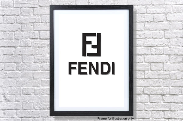 Fendi Logo Poster