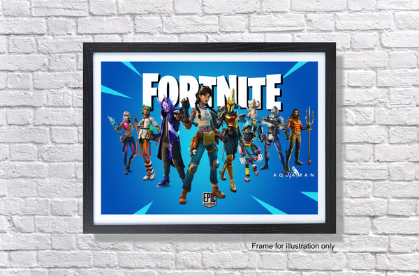 Fortnite Aquaman Game Poster