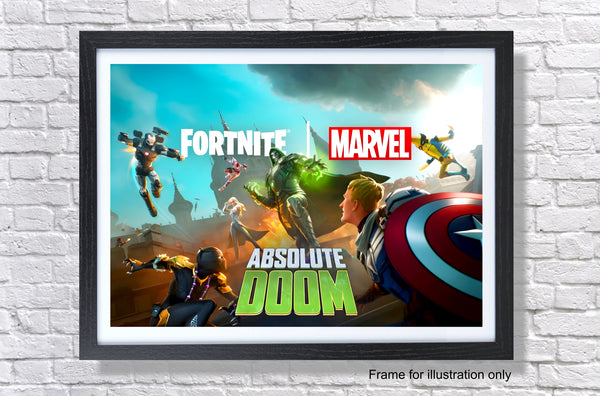 Fortnite Marvel Absolute Doom Game Poster