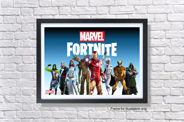 Fortnite Marvel Game Poster