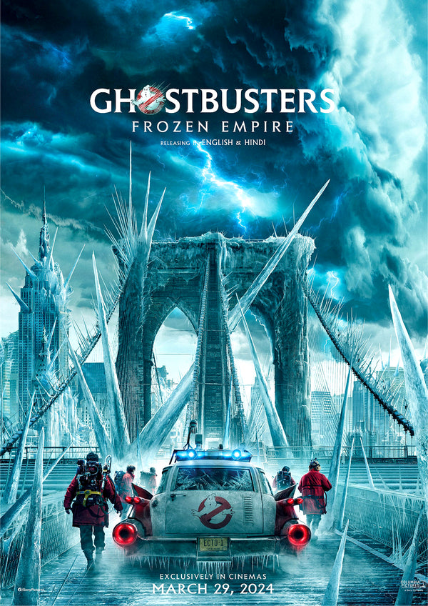 Ghostbusters Frozen Empire 2024 Teaser Movie Poster