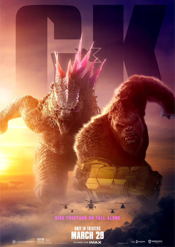 Godzilla X Kong The New Empire 2024 Teaser Movie Poster