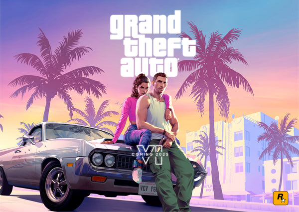 Grand Theft Auto 6 GTA VI Landscape Promo Game Poster