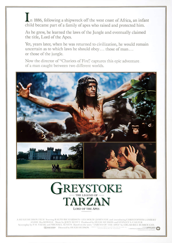 Greystoke The Legend Of Tarzan Lord Of The Apes 1984 Movie Poster