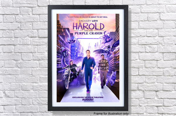 Harold And The Purple Crayon 2024 Teaser Movie Poster