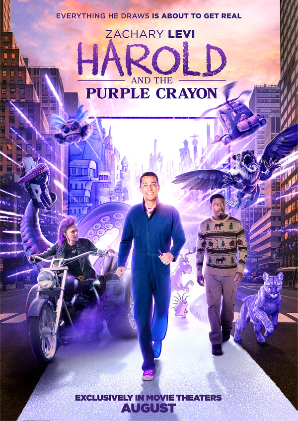 Harold And The Purple Crayon 2024 Teaser Movie Poster