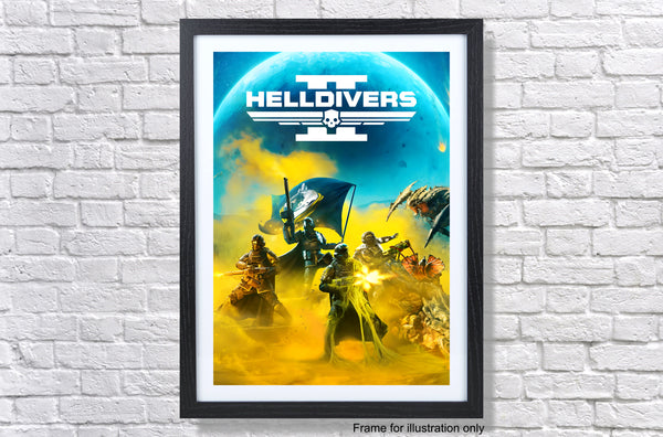 Helldivers 2 Game Poster