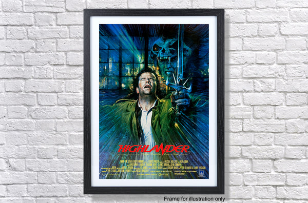 Highlander 1986 Movie Poster