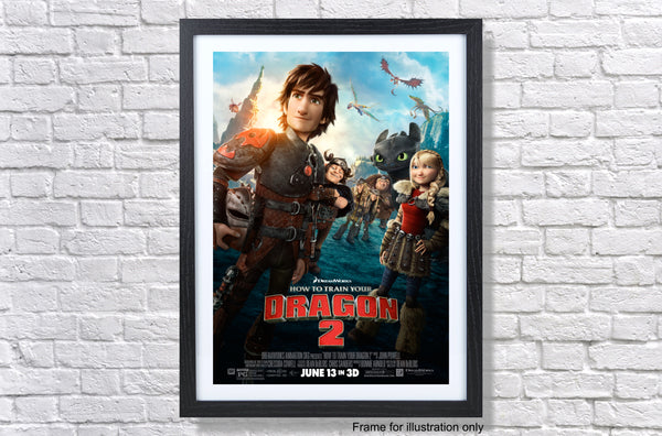 How To Train Your Dragon 2 2014 Movie Poster