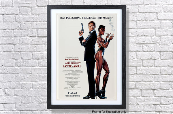 James Bond 007 A View To A Kill Movie Poster