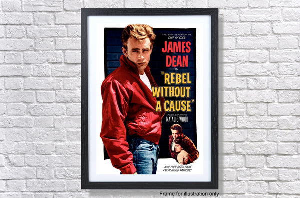 James Dean - Rebel Without A Cause 1955 Movie Poster