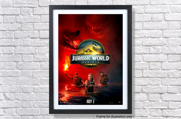 Jurassic World Rebirth 2025 Teaser Movie Poster
