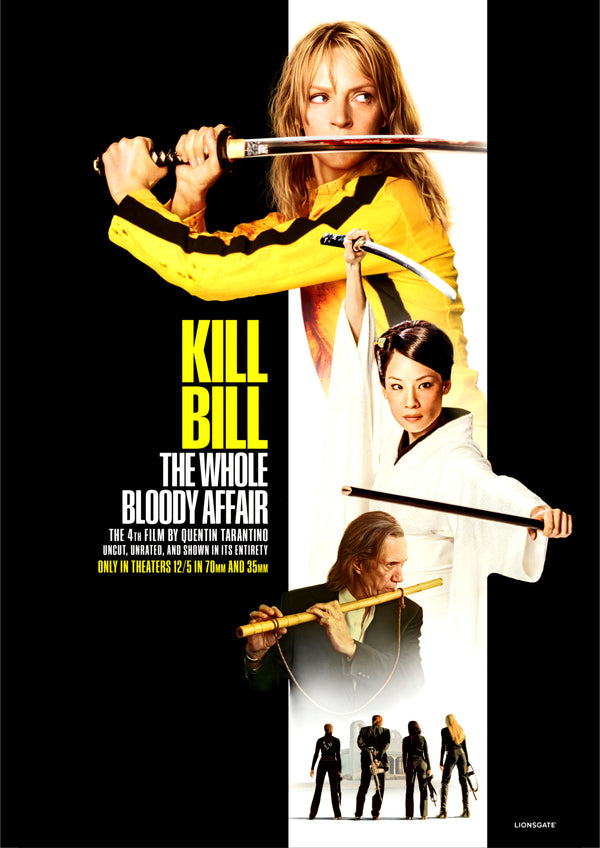 Kill Bill The Whole Bloody Affair 2025 Movie Teaser Poster