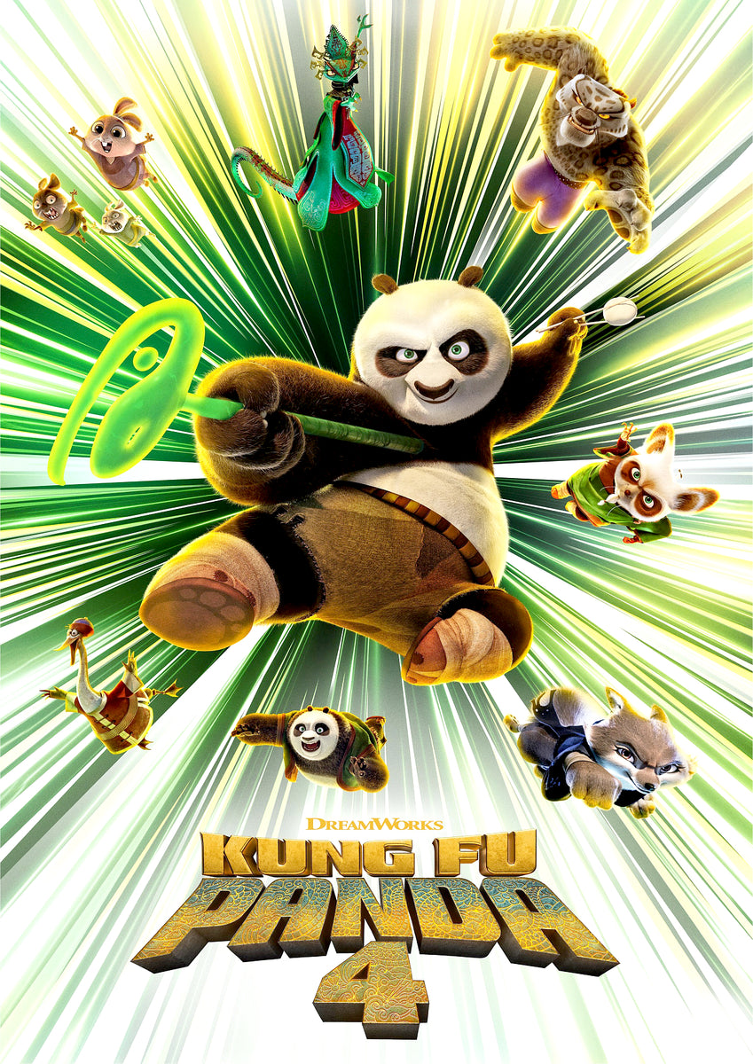 Kung Fu Panda 4 2024 Teaser Movie Poster – Blackheart Prints