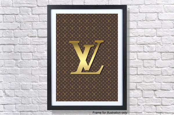 Louis Vuitton Pattern Poster