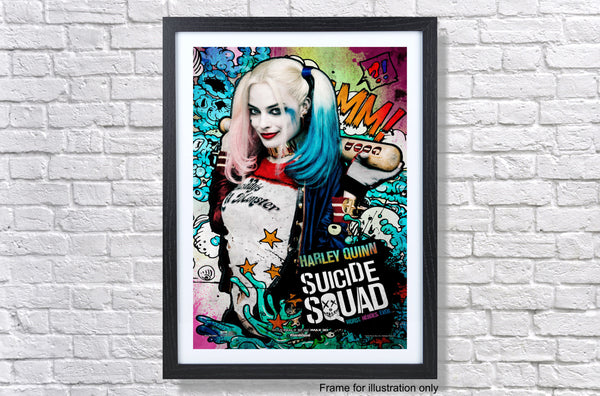 Margot Robbie - Harley Quinn Suicide Squad Movie Poster