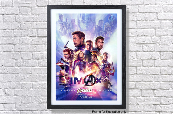 Marvel Avengers Endgame Imax Movie Poster