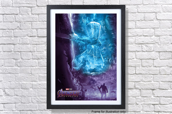 Marvel Avengers Endgame Thanos Poster