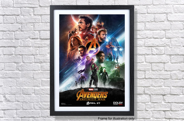 Marvel Avengers Infinity War Dolby Movie Poster