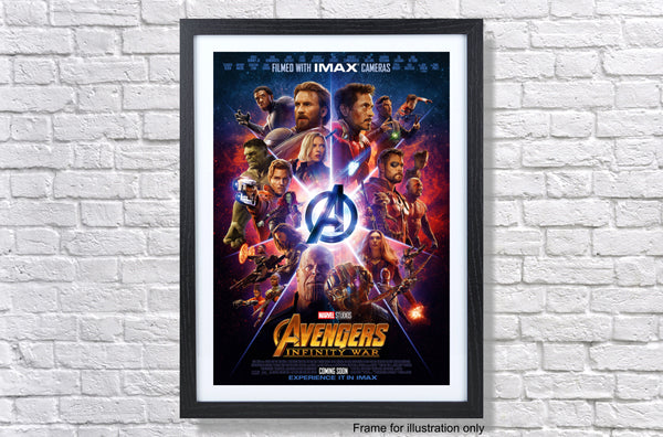 Marvel Avengers Infinity War Imax Movie Poster