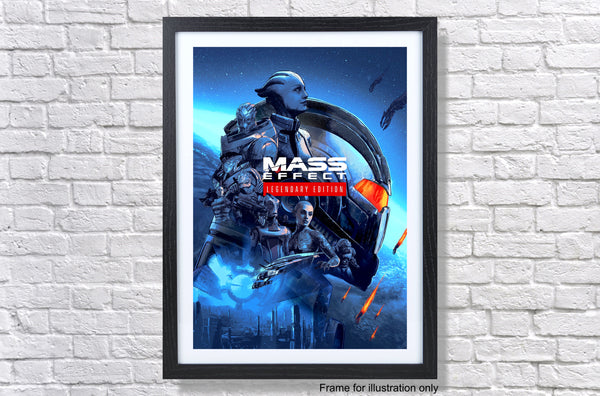 Mass Effect Legendary Edition 2021 Game Poster