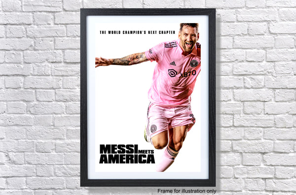 Messi Meets America 2023 Poster