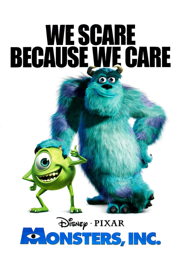 Monsters Inc 2001 Movie Poster